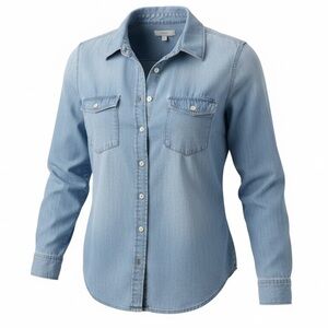 J. Crew Soft Blue Chambray Shirt